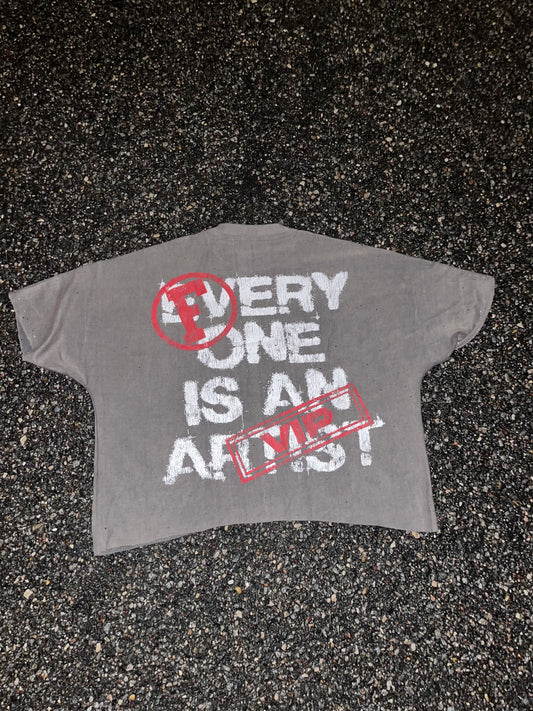 Grey Short Sleeve Set